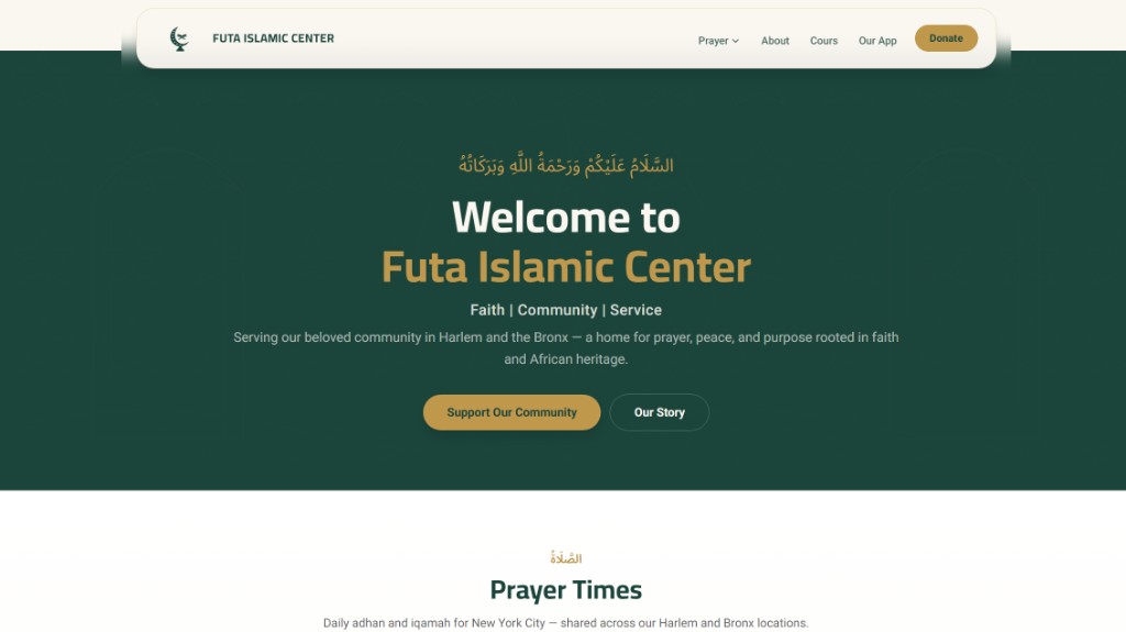 Aperçu de Futa Islamic Center